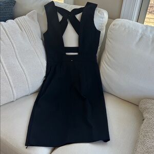 Sportmax Made in Italy Black Cutout Dress Size small